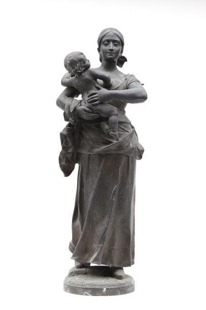 null Maurice BOUVAL (1863-1916) 

Paysanne tenant son enfant dans les bras

Epreuve...