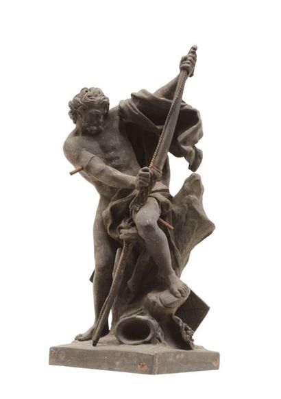 null Jacques BOUSSEAU (1681-1740)

Hercule bandant son arc 

Epreuve en bronze de...