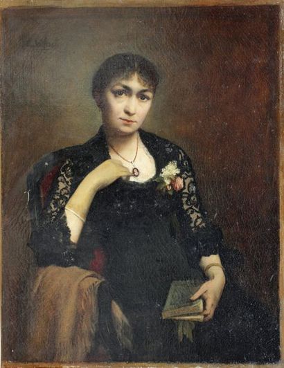 null E. AUDFRAY, XIXè siècle



Portrait de dame au camée

Huile sur toile signée...