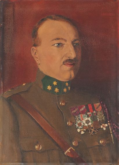 René MAGRITTE (1898-1967) Portrait du Commandant...