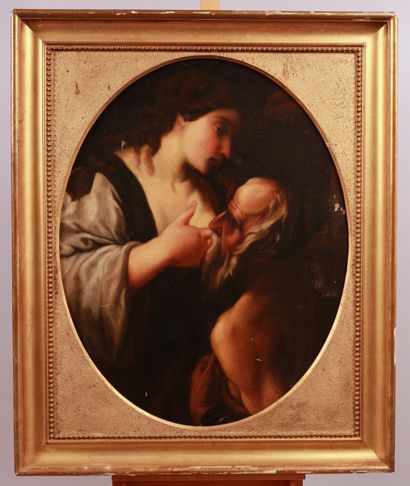  Copie d'après Raphaël, huile sur toile, montée sur châssis, doublée, env. 1840,... Gazette Drouot
