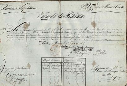 HISTORY - HUGO Joseph Léopold Sigisbert (1773 - 1828) - Document signed Général dans... Gazette Drouot