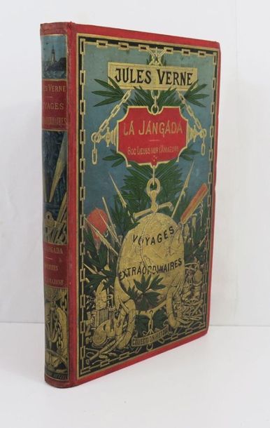 null LOCK (Jules). The Jangada. 800 leagues on the Amazon. Paris, Hetzel, [1896].

Cardboard...