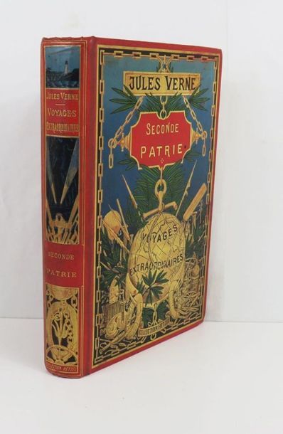 null LOCK (Jules). Second homeland. Paris, Hetzel, [1900].

Gilded globe cardboard,...