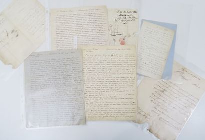 null BRÉGUET (House). Set of 8 autograph documents addressed to Maison Bréguet, c....
