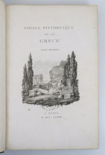 null Grèce - CHOISEUL-GOUFFIER (Marie Gabriel Florent, comte de). Voyage pittoresque...