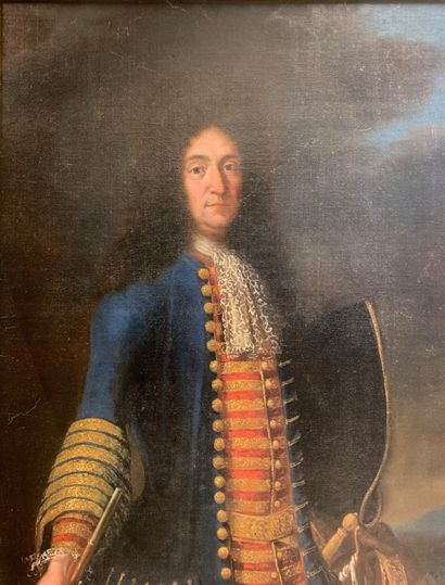 null Ecole française du XVIIIème siècle

"Portrait en pieds d'un homme en bleu"et...