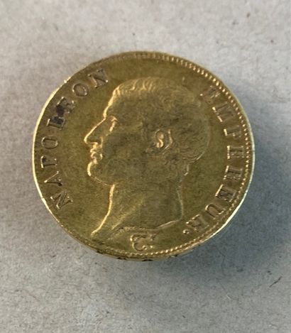 null Coin of 40 frs gold Napoleon I, 1806 workshop A