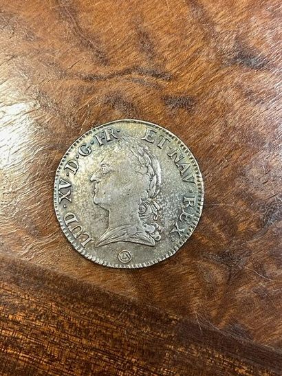 null Pièce en argent Louis XV, 1771. 29 grs