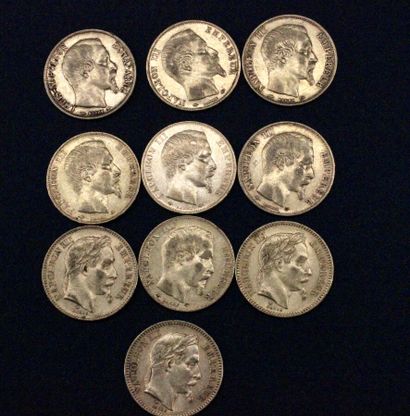 null 10 pièces de 20F or Napoléon III