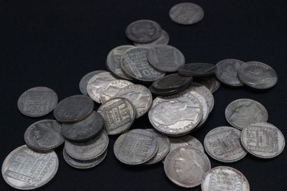 Set of silver coins 10 F and 20 F Turin....