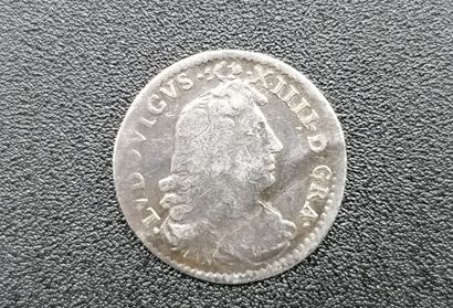 null 1 silver coin Louis XIII