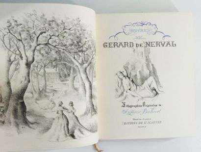 null BALLIVET (Suzanne) & NERVAL (Gérard de). Œuvres. Monte-Carlo, Editions de l'Acanthe,...