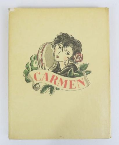 null COLLOT (André) & MERIMEE (Prosper). Carmen. Paris, Lubineau, 1935.

In-4 broché,...