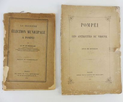 null Pompéi - 2 volumes. 

- Louis de RONCHAUD : Pompéi et les antiquités du Vésuve....
