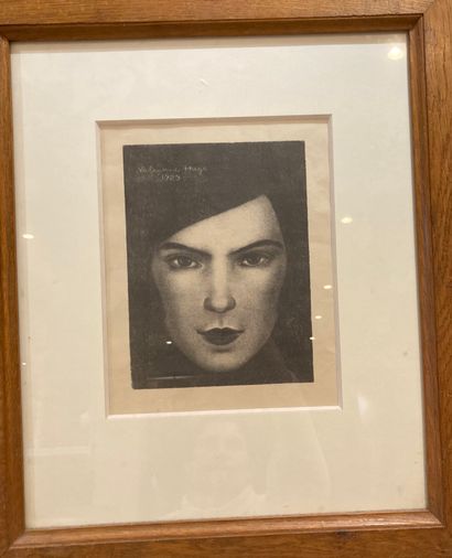 null Valentine HUGO (1887-1968)
Portrait de femme, 1929
Lithographie. 
Signée et...