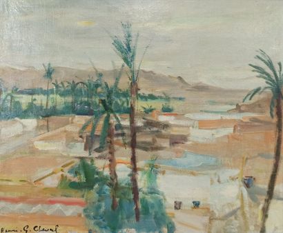 null Henri Georges CHEVAL (1897-1976)
Paysage d'Afrique du Nord
Huile sur toile....