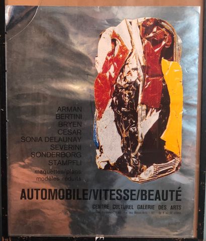 Affiche d'exposition Automobile/Vitesse/Beauté...