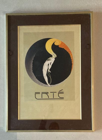 null ERTÉ (1892-1990)
Affiche d'exposition signée dans la planche. 
Publiée par Mirage...