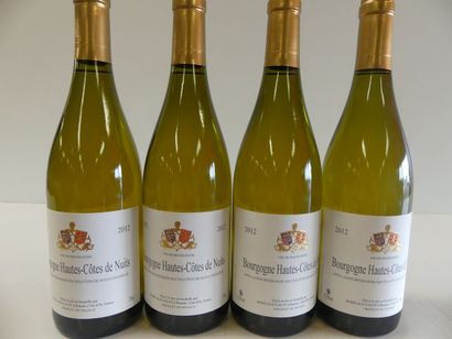 null 4 bouteilles de Hautes Côtes de Nuit Blanc Romuald Valot 2012