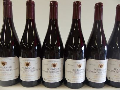 null 6 bouteilles de Bourgogne Hautes Côtes de Beaune Henri de Bareuil 2018