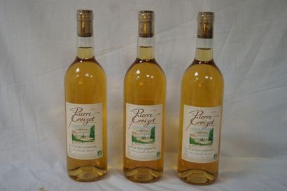 null 3 bouteilles de vin de Pays charentais, domaine de Colombard, 2007, vin bio