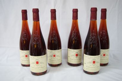 null 6 bouteilles de Cabernet d'Anjou, domaine Jean-Louis Robin Diot, 2005