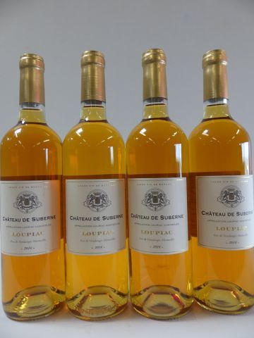 null 4 bouteilles de Château du Suberne Liquoreux Loupiac Vendanges Manuelles 20...