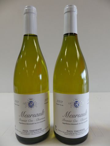 null 2 bouteilles de Meursault 1er Cru Les Charmes Paul Thevenin 2001