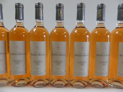 null 12 bouteilles de Faugères Rosé Sec Domaine Benezech Boudal Récoltant 2014