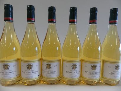 null 6 bouteilles de Côtes du Rhône Blanc Louis d'Armont 2013