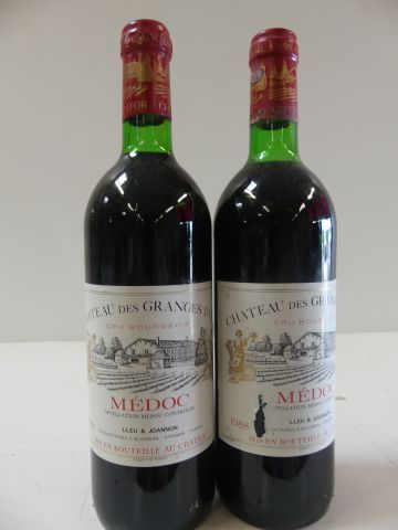 null 2 bouteilles de Château des Granges d'Or 1988 Médoc Cru Bourgeois
