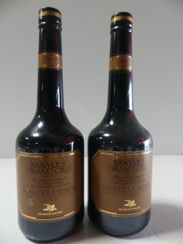 null 2 bouteilles de Banyuls Grand Cru 2000 Le Mas de la Serra du Cellier des Templiers...