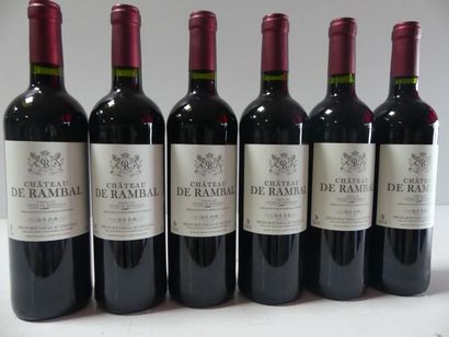 null 6 bouteilles de Château de Rambal 2008 Côtes de Bordeaux Récoltant