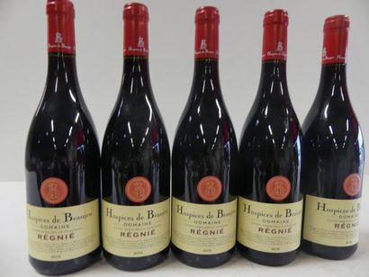 null 5 bouteilles d'Hospices de Beaujeu 2015 Reigné Domaine Demoiselle Chatenay