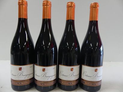 null 4 bouteilles de Bourgogne Côteaux Bourguignons 2015 Marcel de Normont
