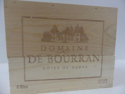 null 6 bouteilles de Domaine de Bourran 2018 Médaillé d'Or Côtes de Duras. CBO.