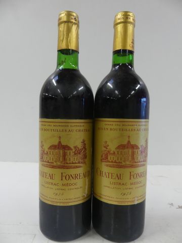 null 2 bouteilles de Château Fonréaud Listrac 1975 Grand Cru Bourgeois