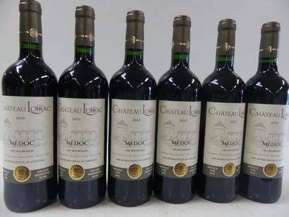 null 6 bouteilles de Château Loirac 2012 Médoc Cru Bourgeois Médaillé d'Or 2012