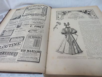 null Recueil de l'hebdomadaire "L'Art et la mode" de février 1895 à avril 1896. (reliure...
