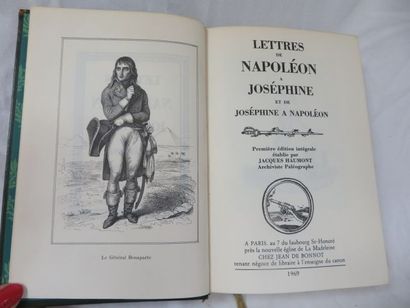 null Jean de BONNOT "Lettres de Napoléon à Joséphine", 1969 (usure à la reliure)