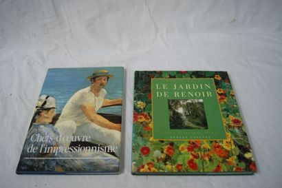 null Lot de deux livres d'ART : "Chefs-d'œuvre de l'Impressionnisme" (1990) et "Les...