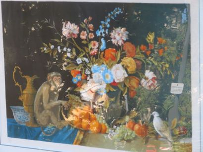 null Pierre-Marie RUDELLE (1932-2015) "L'Amateur de fleurs" Lithographie en couleurs....