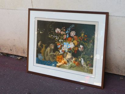 null Pierre-Marie RUDELLE (1932-2015) "L'Amateur de fleurs" Lithographie en couleurs....