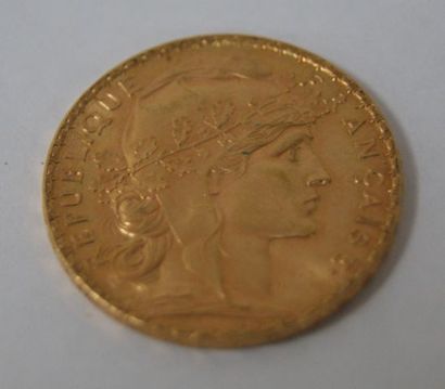 null Pièce de 20 francs or, 1912. Poids : 6,48 g