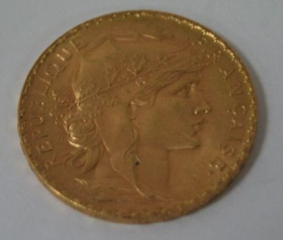 null Pièce de 20 francs or, 1912. Poids : 6,46 g