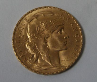 null Pièce de 20 francs or, 1913. Poids : 6,45 g