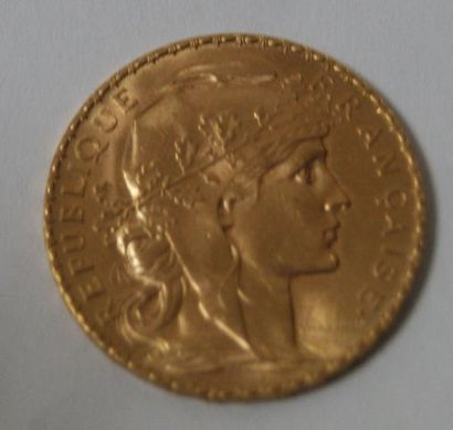 null Pièce de 20 francs or, 1911. Poids : 6,44 g