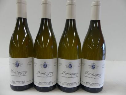 null 4 bouteilles de Montagny 2014 Bourgogne Blanc Paul Thévenin