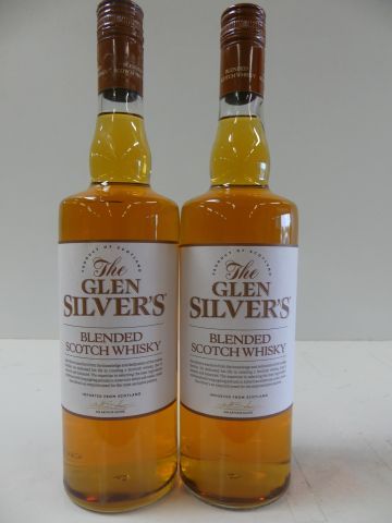 null 2 bouteilles de Whisky 100 cl The Glen Silver's Blended Scotch Whisky Scotland...